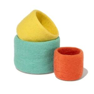 Lovevery Nesting Felt Baskets - set of 3